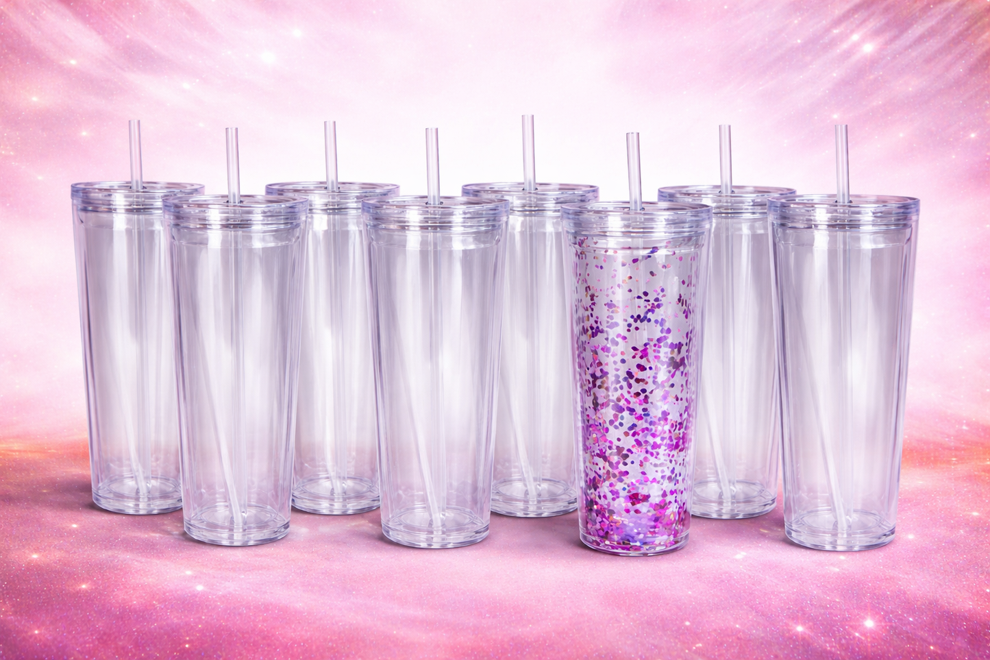 Custom 24oz Snow Globe Tumbler ✨🧊