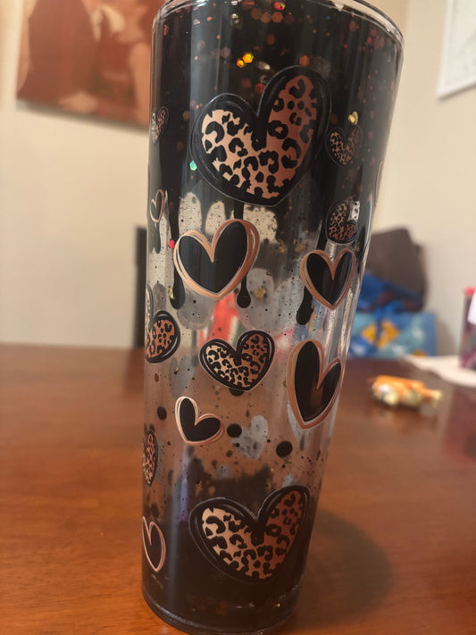 Drip With Intent β Black Lava Tumbler π€