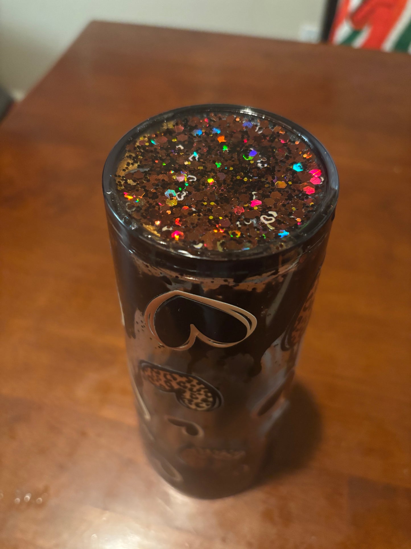 Drip With Intent – Black Lava Tumbler 🖤