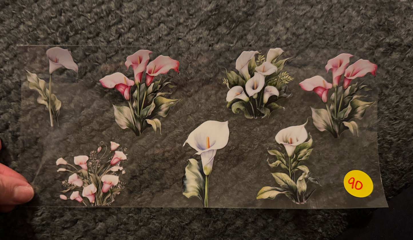 Floral/Butterfly Wraps